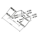 Mounting Kit for 5-10w Solar Panels