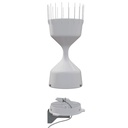 Rain gauge, with bird spikes, mounting bracket, resolution: 0.2 mm/m²