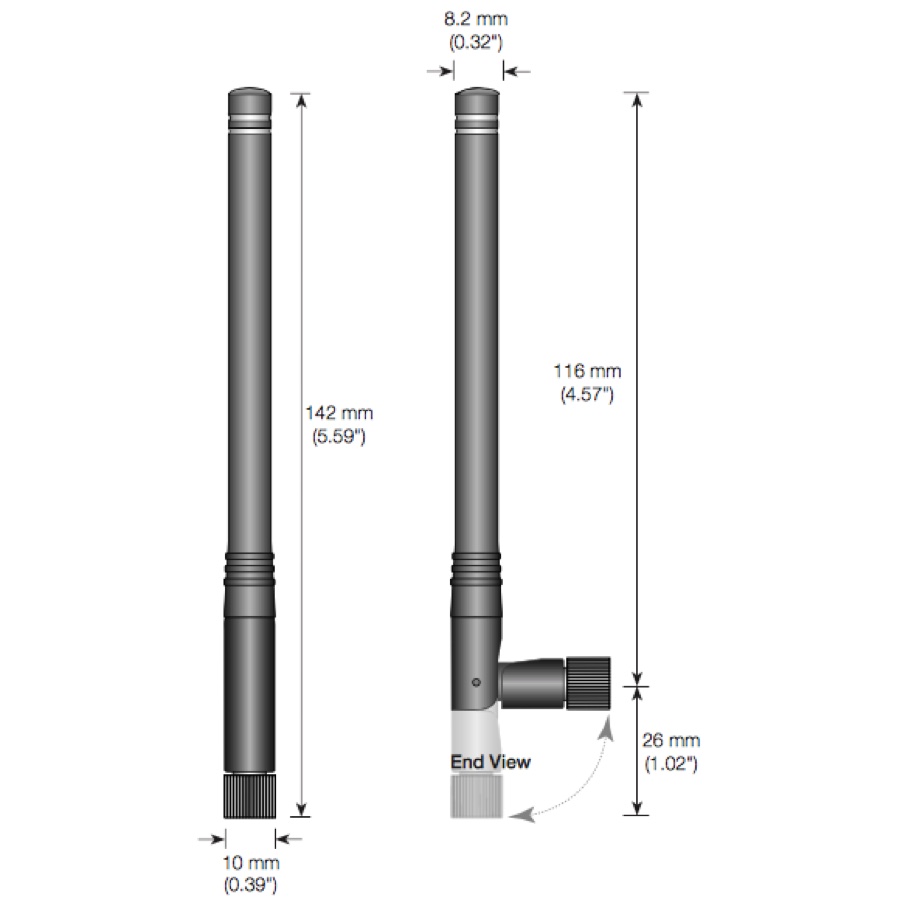 868 MHz Outdoor Antenna SMA Male