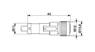 Sensor cable - 5PF 1,5-PUR, M12