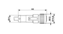 Sensor cable - 5PF 1,5-PUR, M12