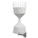 Rain gauge, with bird spikes, mounting bracket, resolution: 0.2 mm/m²