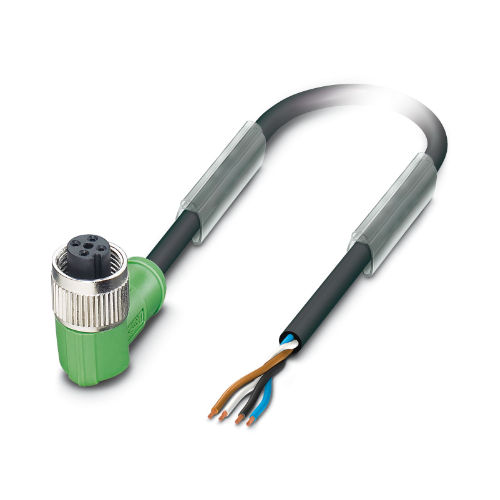 [ACC-4M12F-500A] Sensor cable - 4P- 5,0-PUR/M12FR Angled