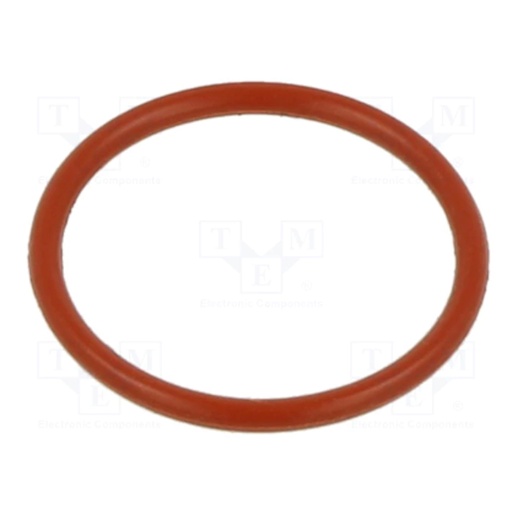 [PT-O-12X2-SI-RD] O-ring gasket; silicone; Thk: 2mm; Øint: 12mm; red; -60÷160°C