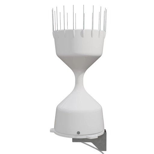 [SN-RGMB-20] Rain gauge, with bird spikes, mounting bracket, resolution: 0.2 mm/m²